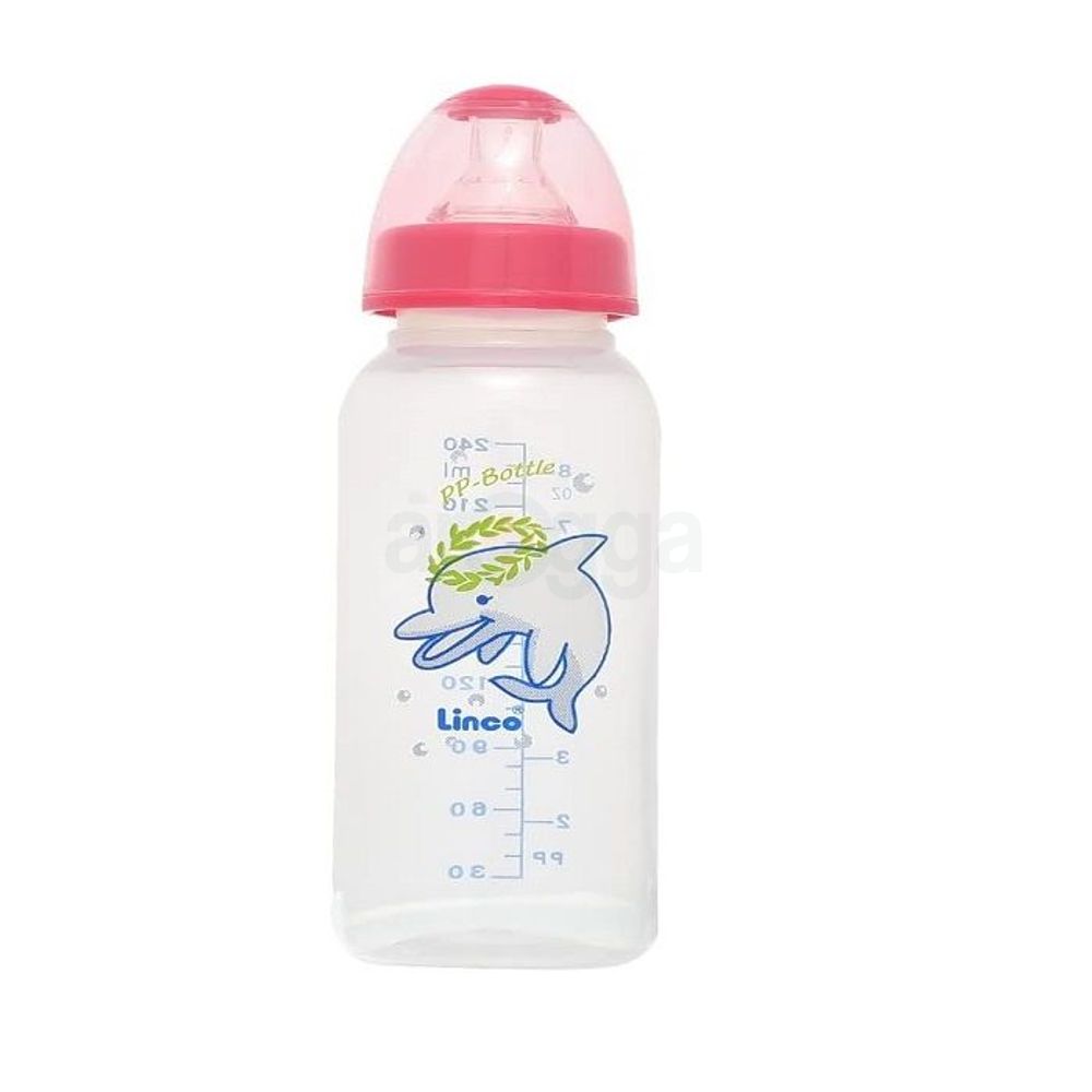 Linco PP Standard Feeding Bottle - (3m+ ) 240ml (L-22134)  