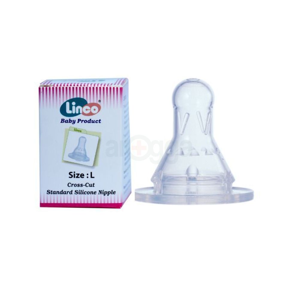 Linco Standard silicone nipple (L size Round hole - L-22218)  