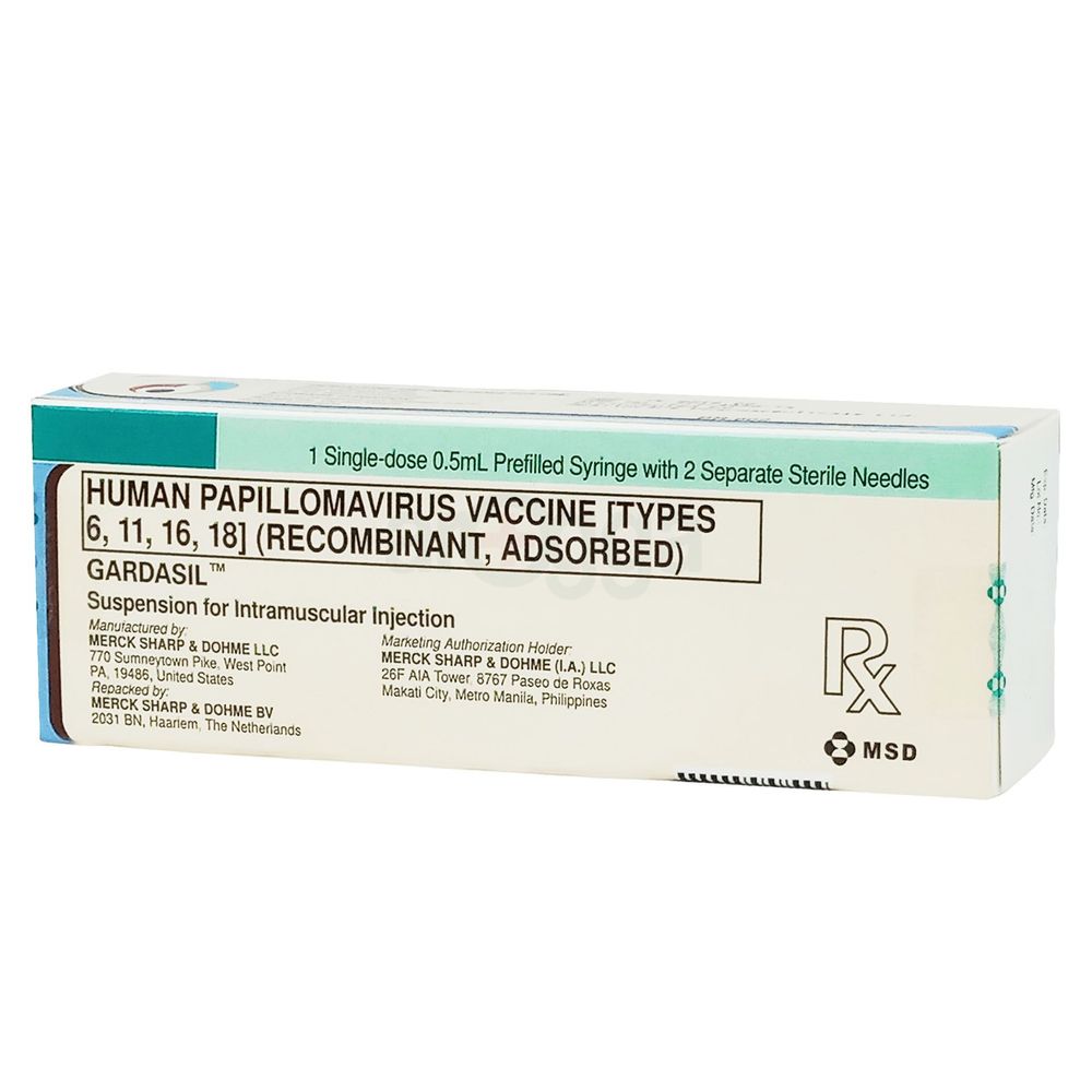 Gardasil IM Injection 0.5 ml/pre-filled syringe injection