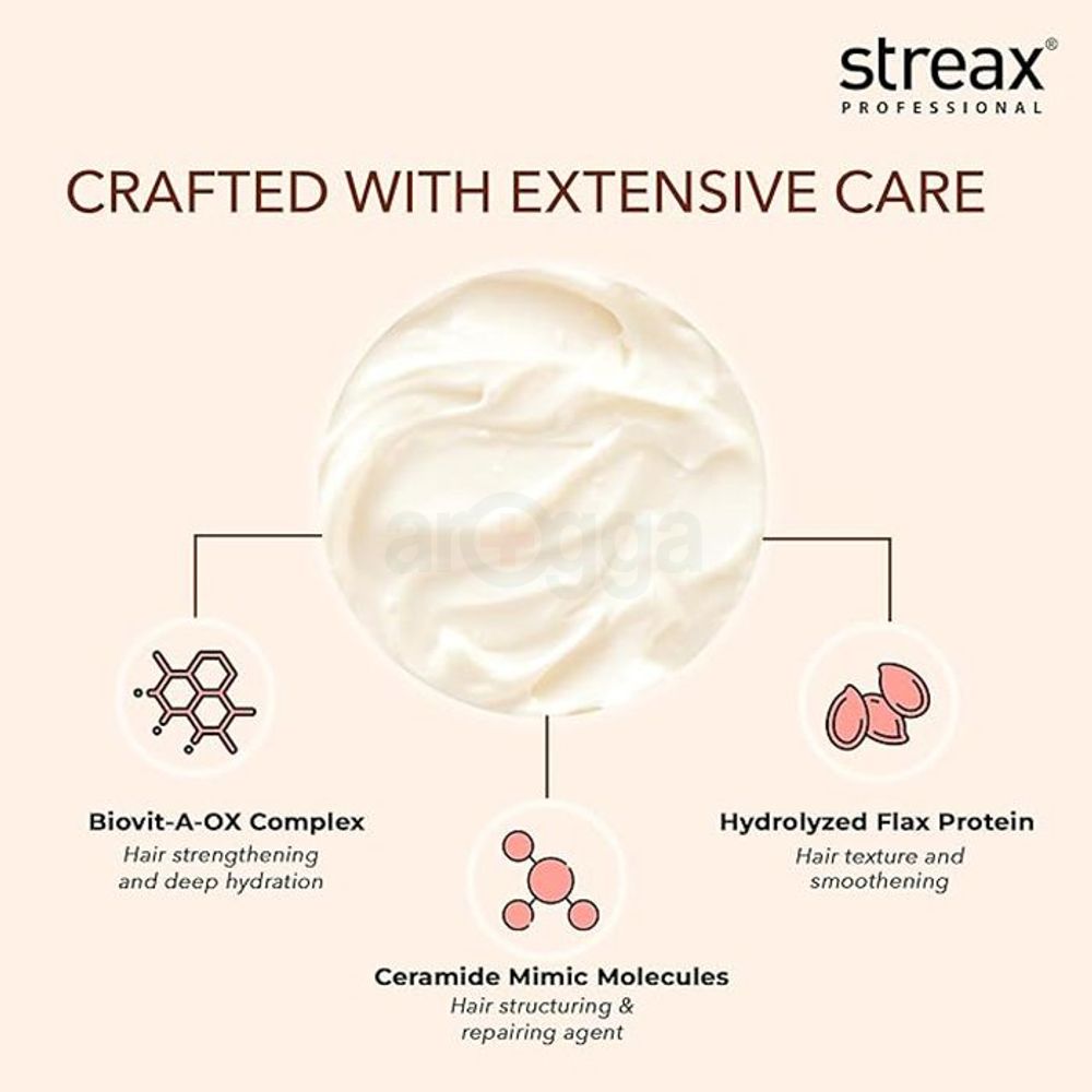 Streax Professional Vitariche Care Repair Max Hair Masque for Dry to Damage Hair  