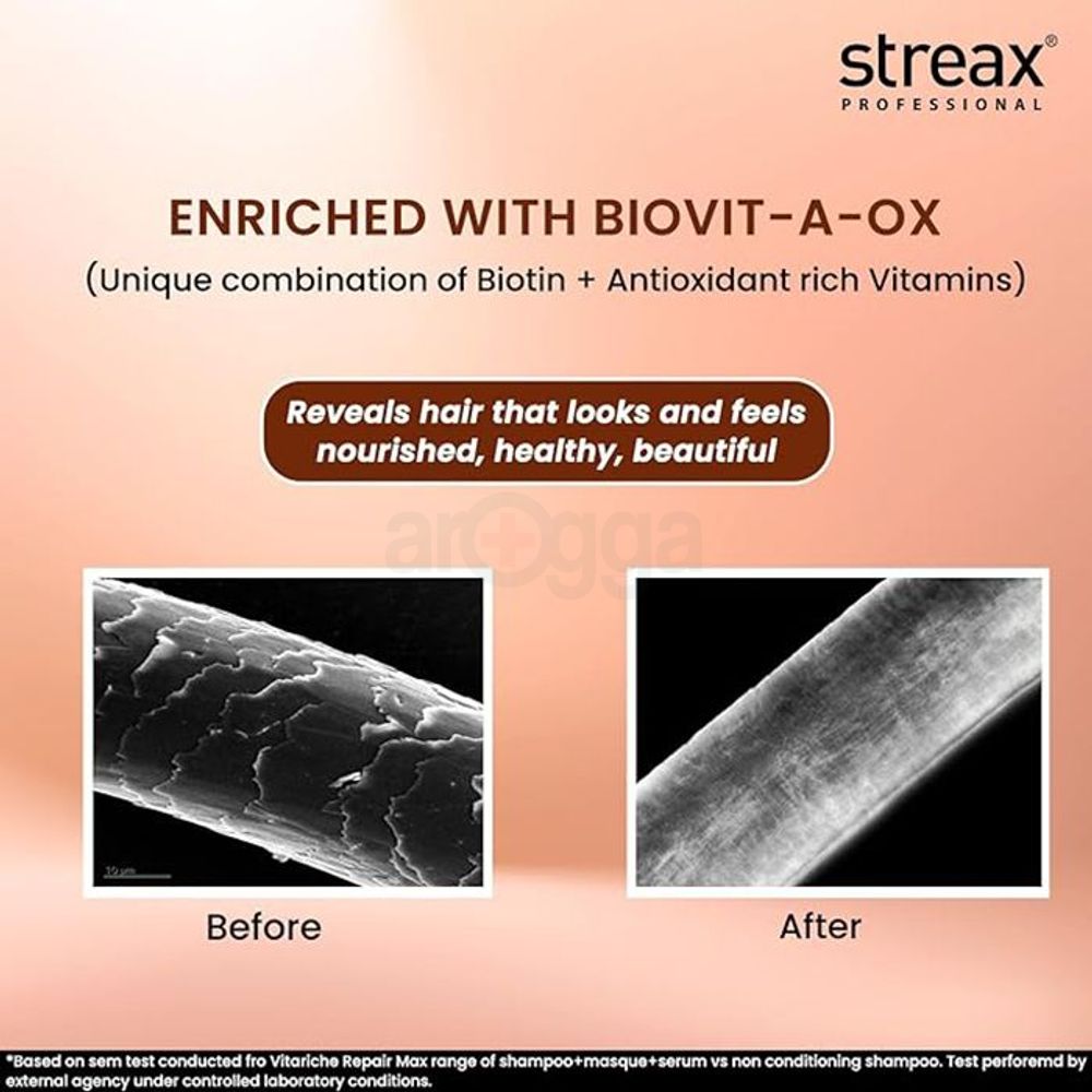 Streax Professional Vitariche Care Repair Max Hair Masque for Dry to Damage Hair  