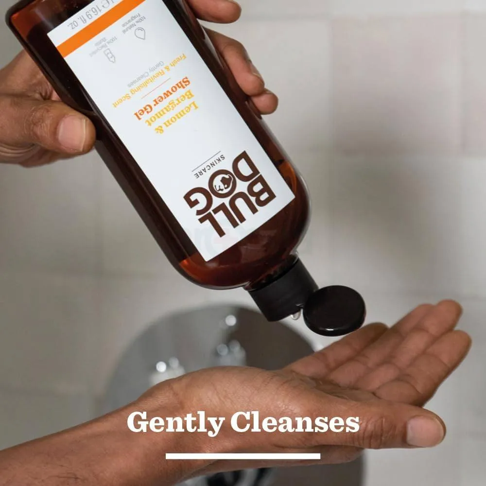 Bulldog Lemon and Bergamot Shower Gel with Fresh and Revitalising Scent  