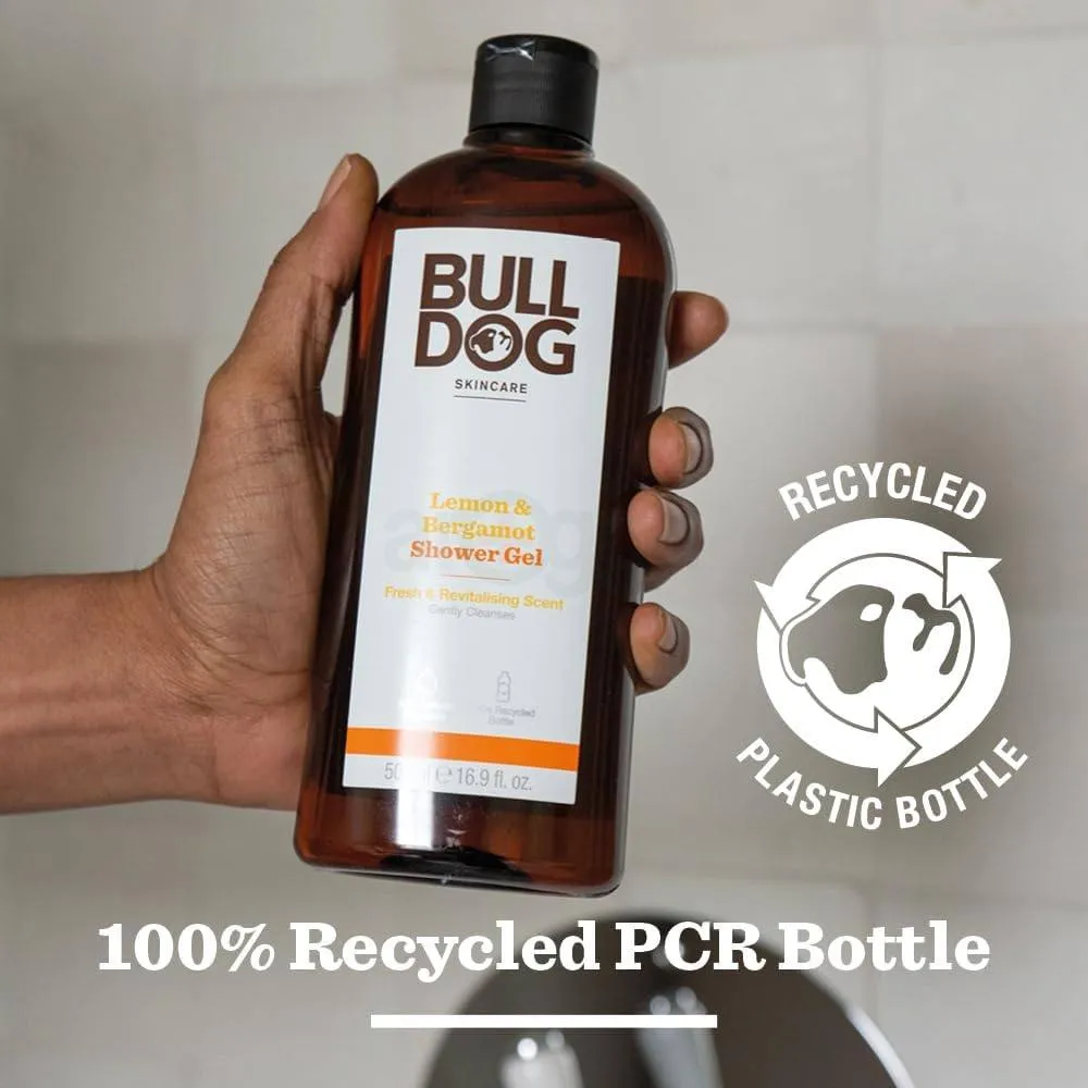 Bulldog Lemon and Bergamot Shower Gel with Fresh and Revitalising Scent  