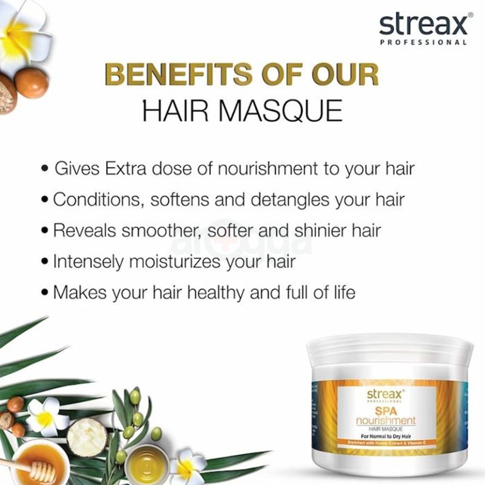 Streax Professional Spa Nourishment Hair Masque For Normal to Dry Hair  
