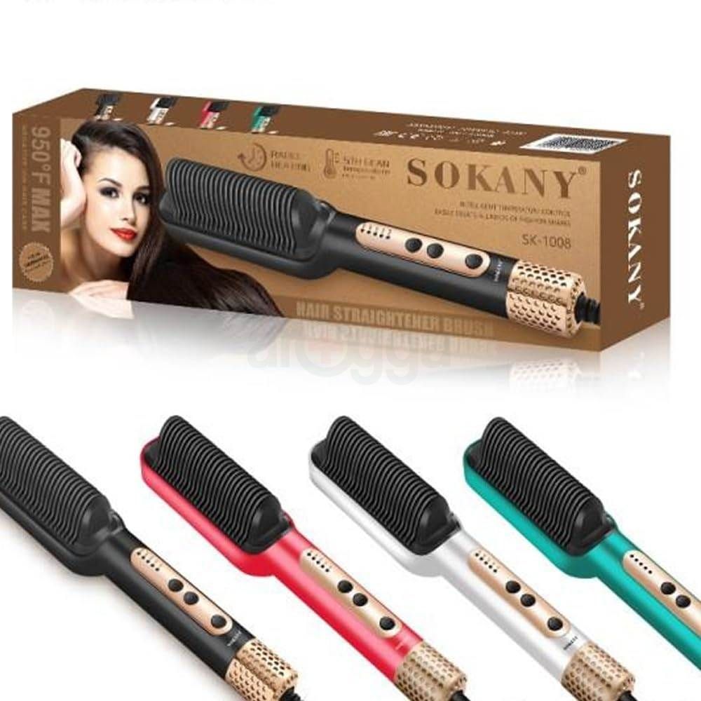 Sokany SK-1008 Hair Straightener Brush  