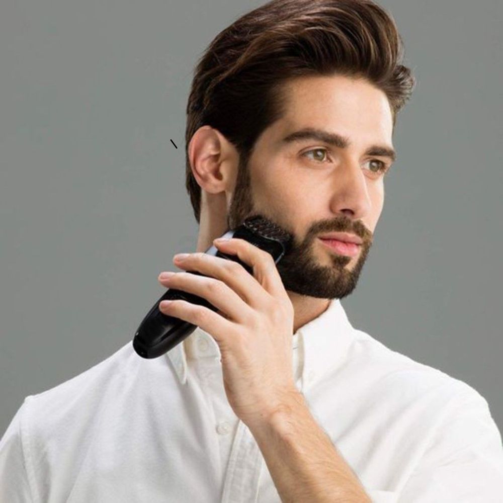 Kemei KM-779 Rechargeable LCD Screen Professional Hair Trimmer for Men  
