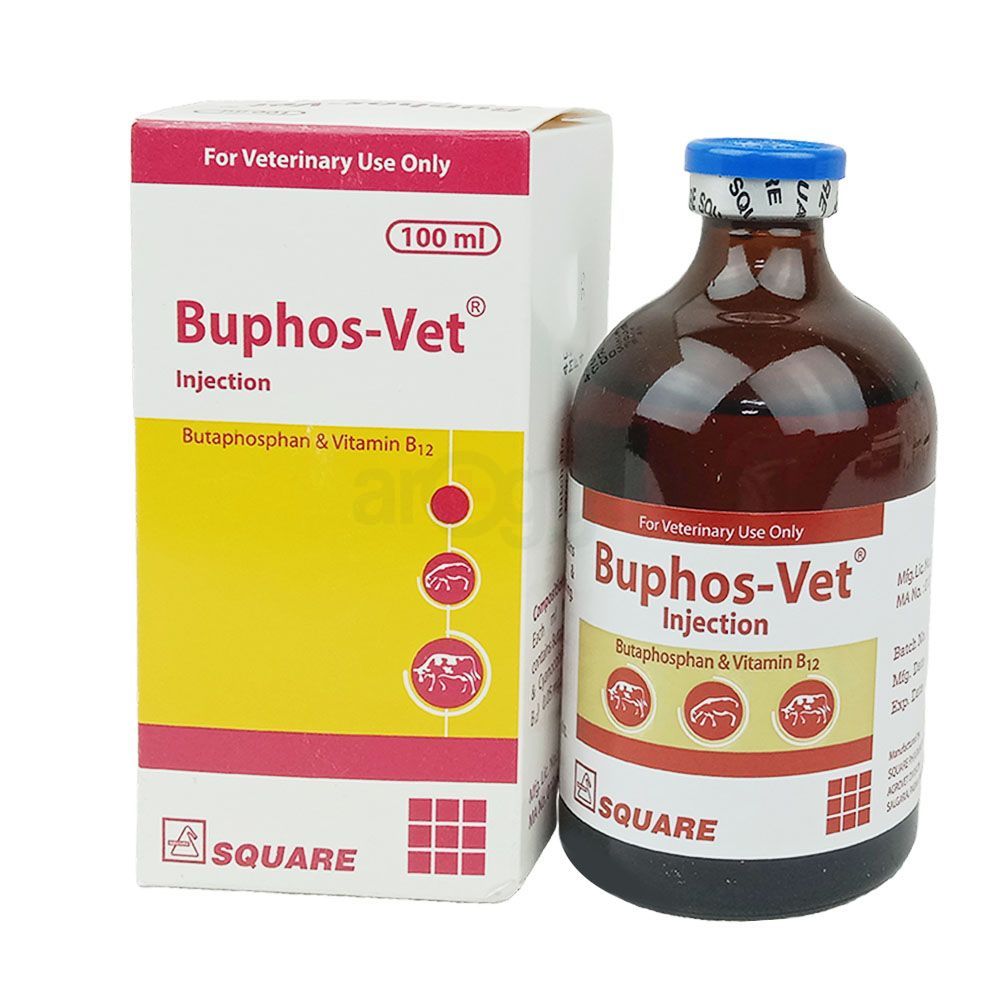 Buphos Vet Injection 100ml  
