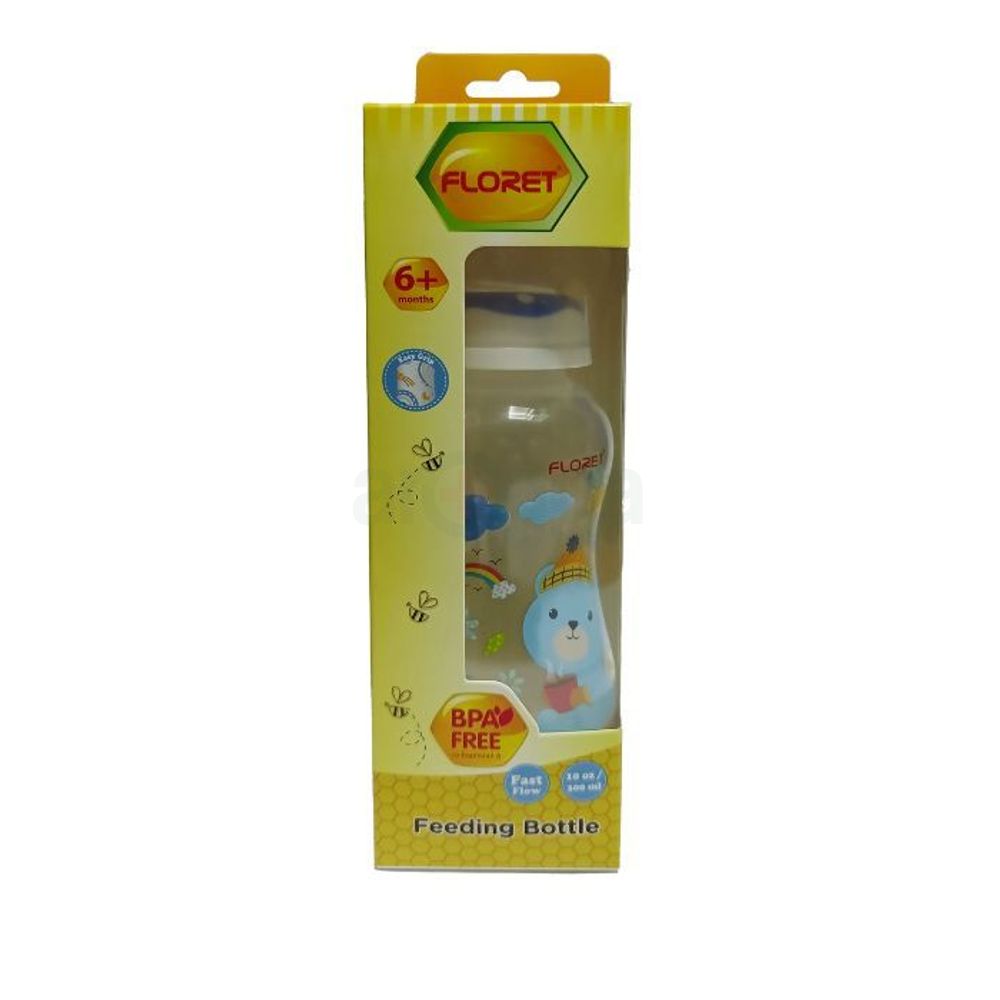 FLORET PP Feeding Bottle Fast Flow (6M+) 300ml (JA004)  