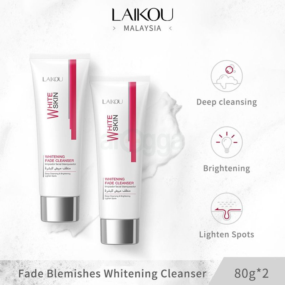 Laikou White Skin Whitening Fade Cleanser  