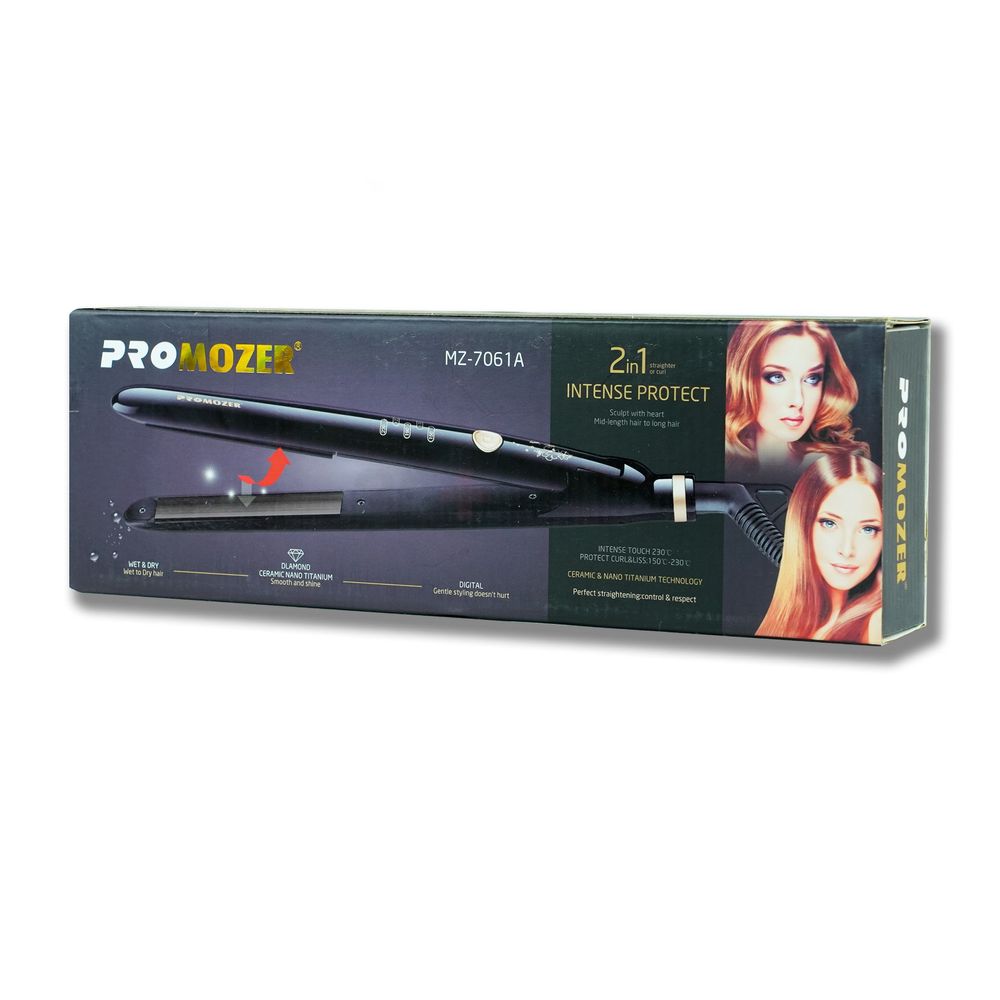 Pro Mozer MZ-7061A straightener or curl 2 in 1 Intense Protect  