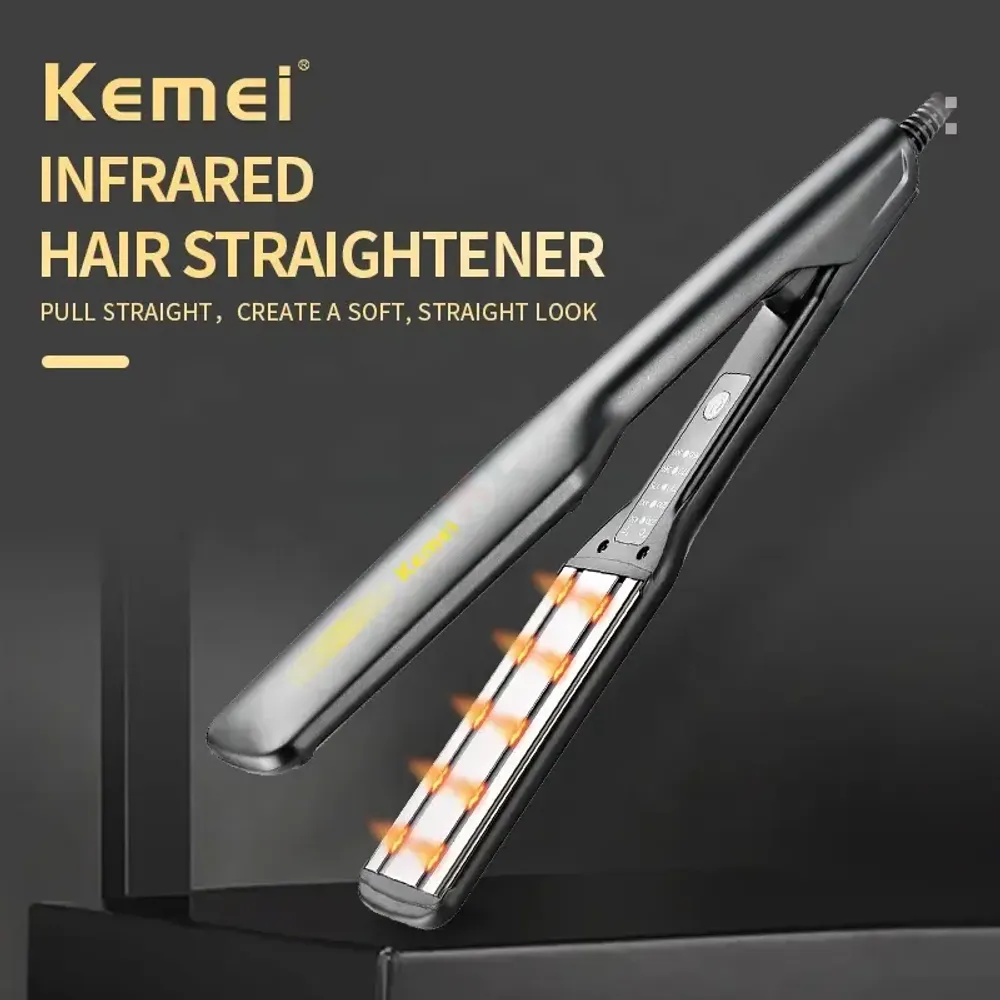 Kemei KM 2519 Infrared Professional Hair Straightener Iron