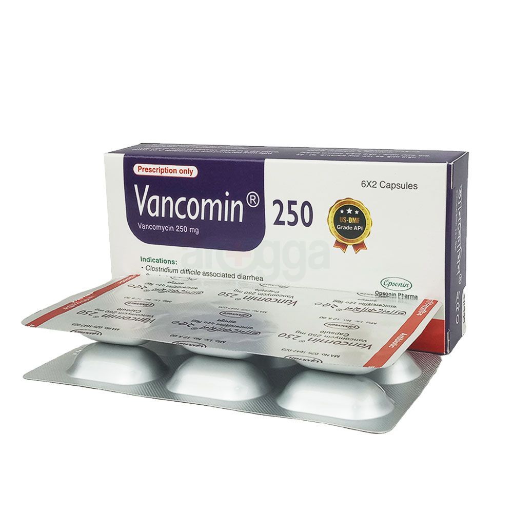 Vancomin 250mg capsule