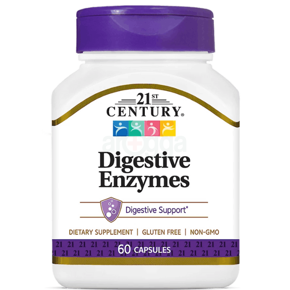 21st Century Digestive Enzymes 60 Capsules  