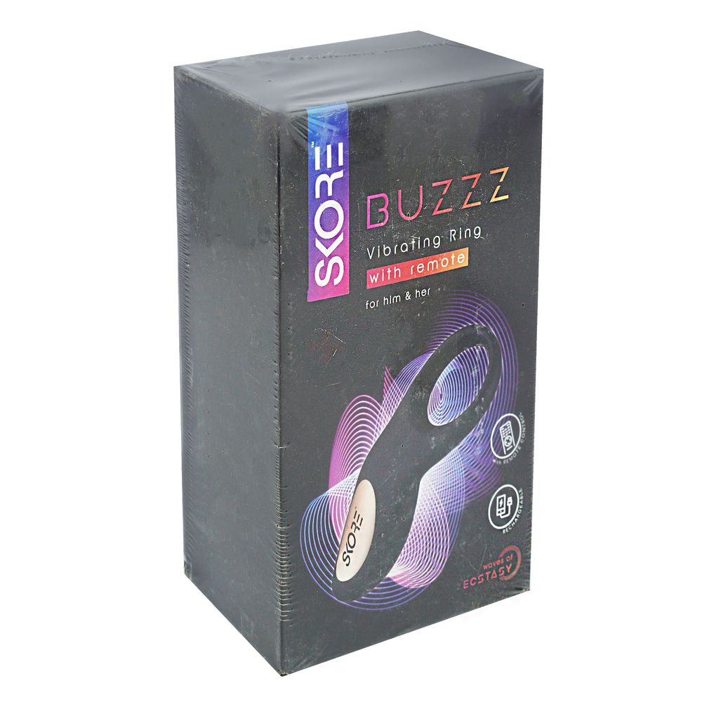 Skore Buzzz Vibrating ring With Remote Controlled For Him & Her  