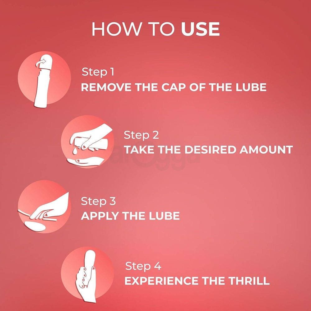 Manforce Epic Lube Aloe-Vera & Litchi Flavoured Water-Based Lube Gel - 60ml  