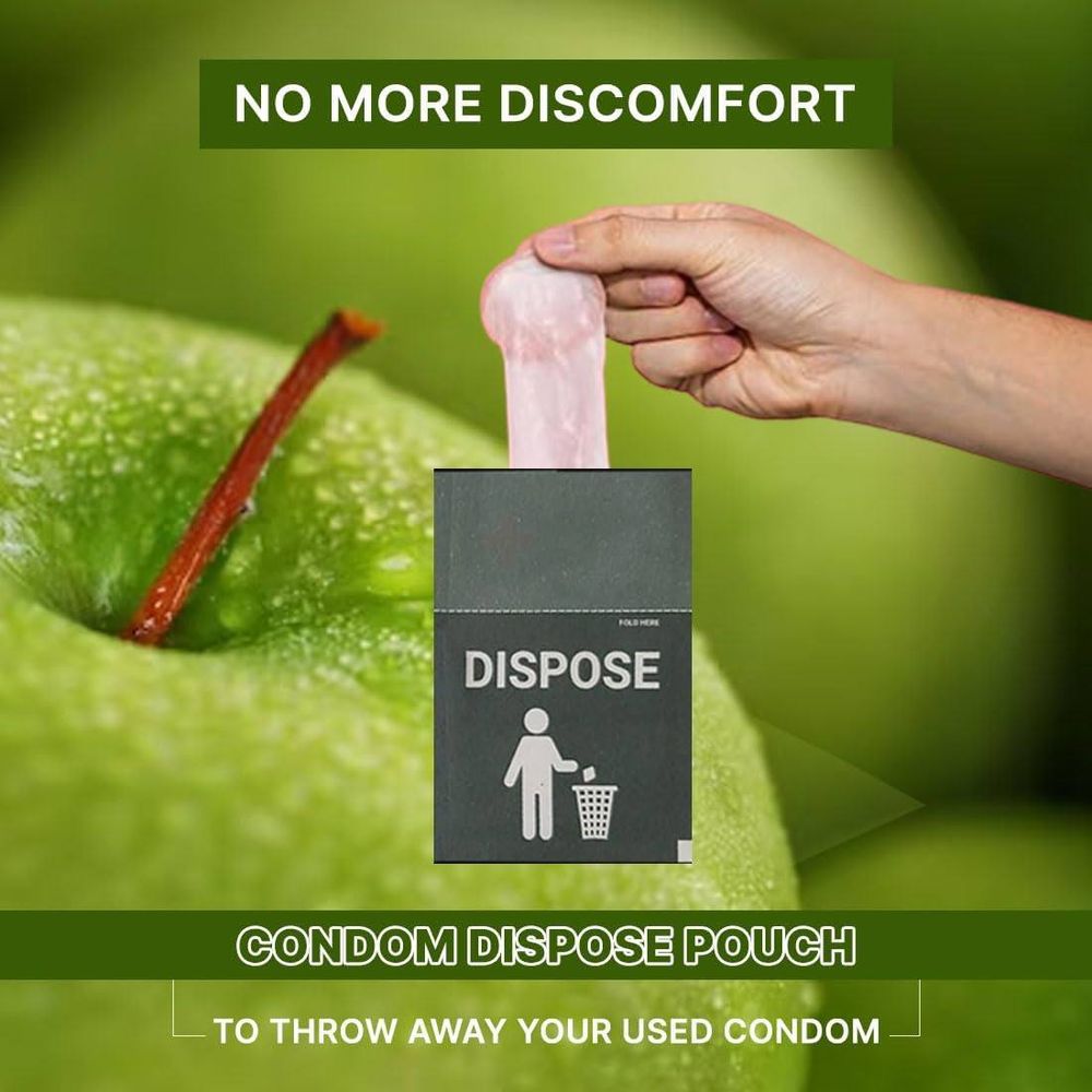 NottyBoy Extra Thin Plain Green Apple Flavoured Condom - 3Pcs Pack  