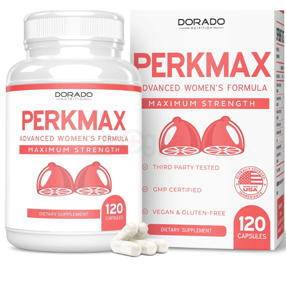 Dorado Nutrition Perkmax (Breast Support Pills For Women) (120 Count) - Boob & Bust Support Supplement  