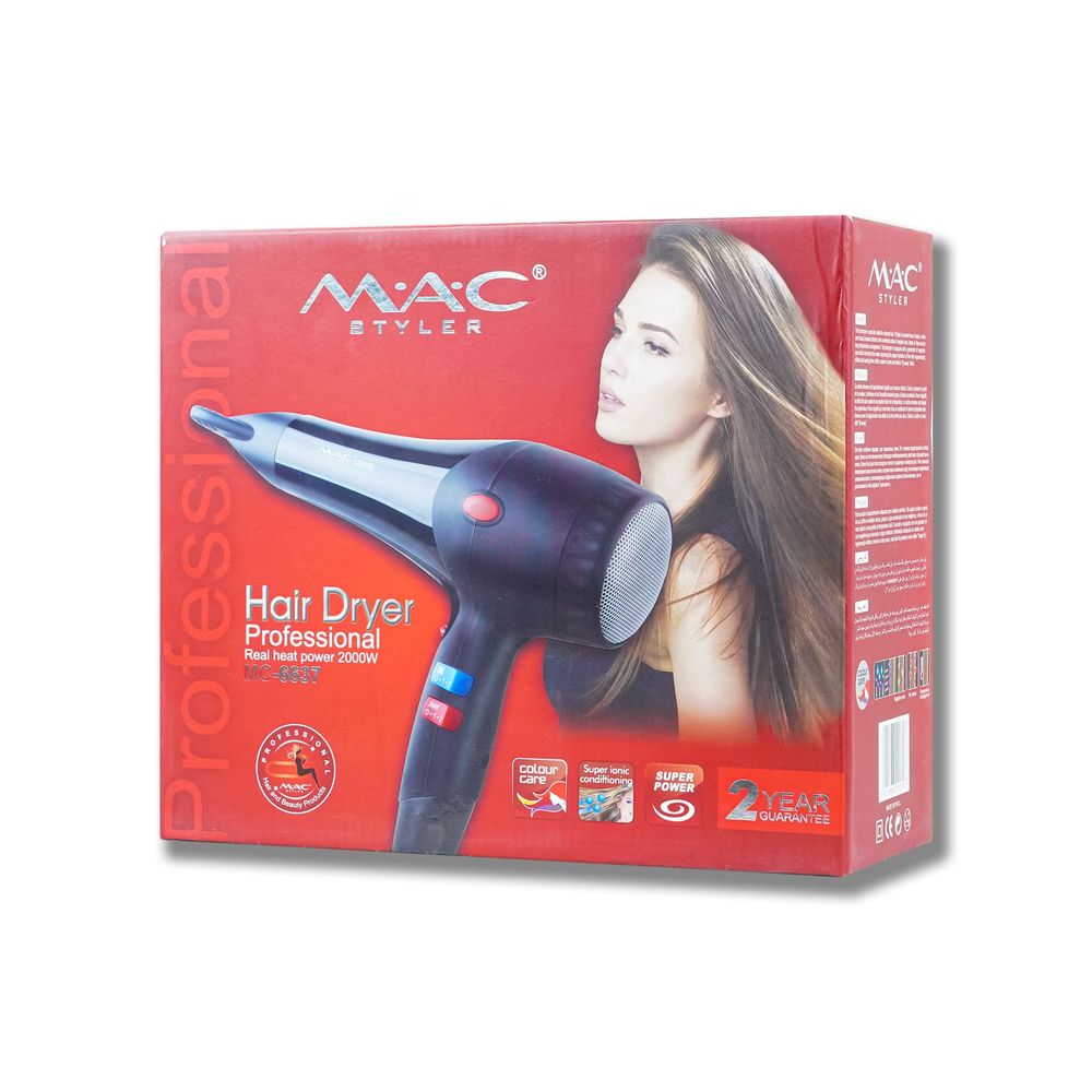 MAC MC-6637 Styler Professional Hair Dryer 2000W   