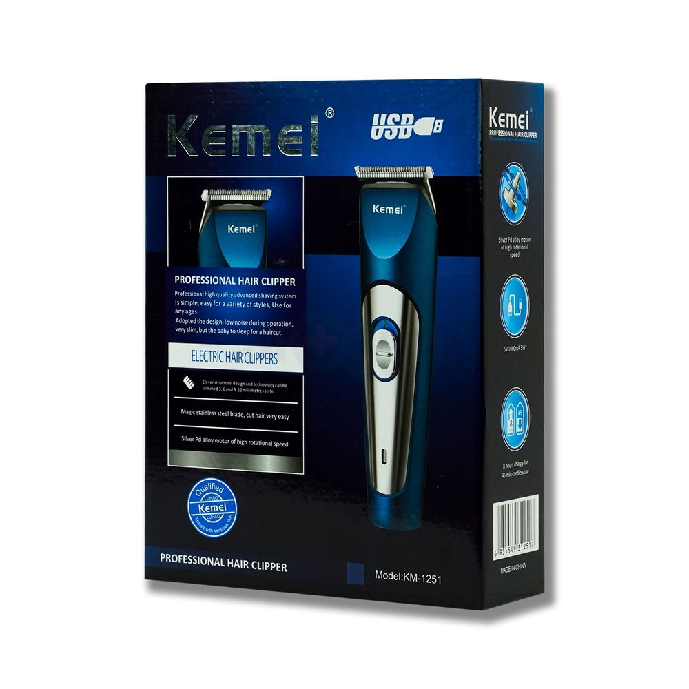 Kemei KM-1251 Professional Hair Trimmer for Men  