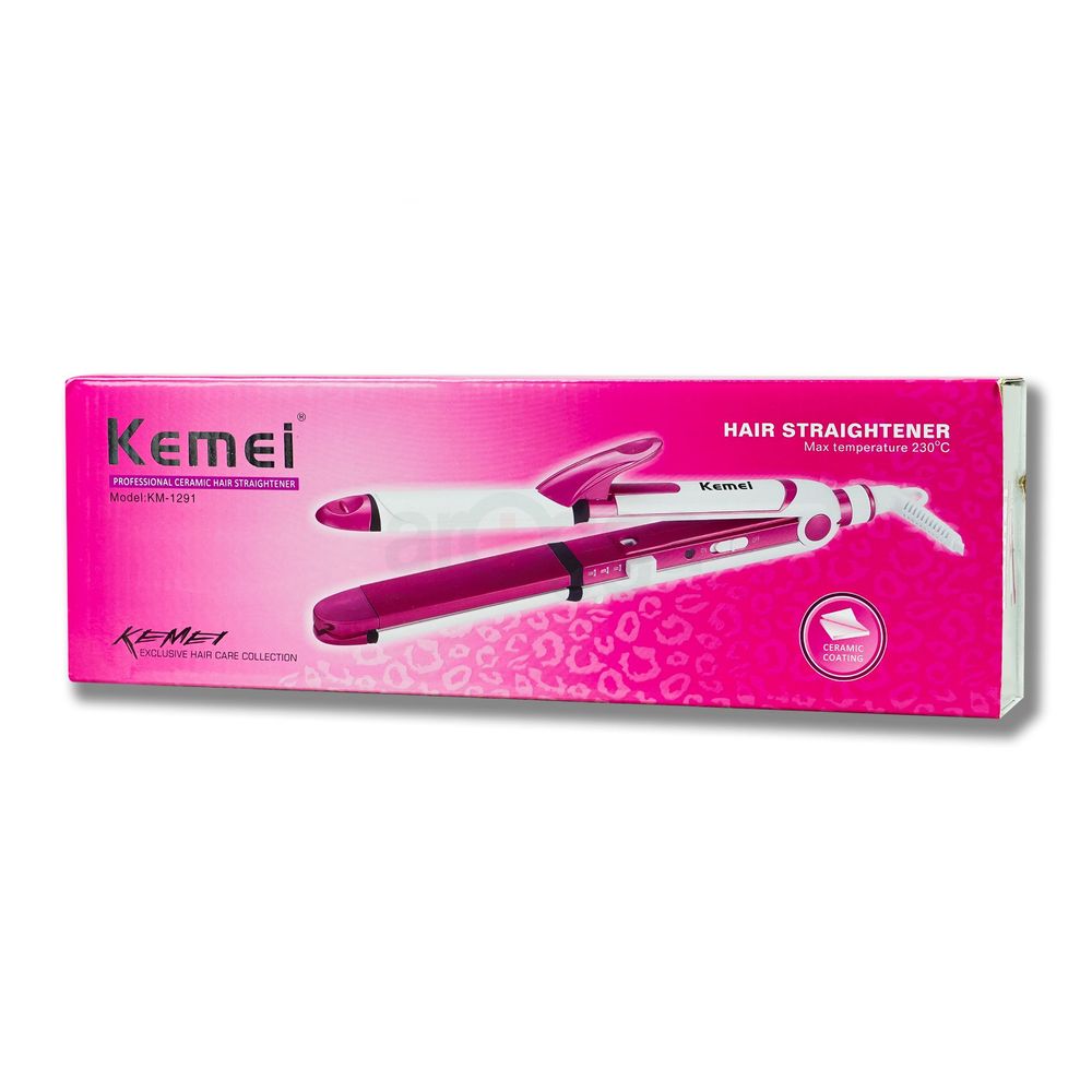 Kemei professional ceramic hair straightener best sale