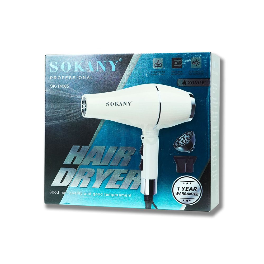 Sokany SK-14005 Professional Hair Dryer - 2000W  