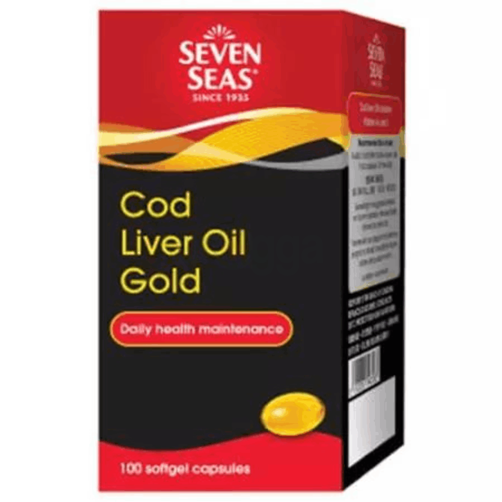 Seven Seas Cod Liver Oil Gold 100 Capsules  