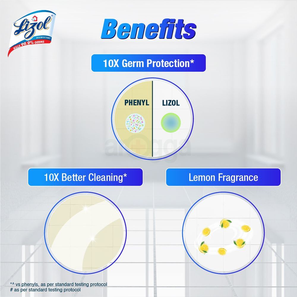 Lizol Citrus Disinfectant Surface Cleaner 1 L  