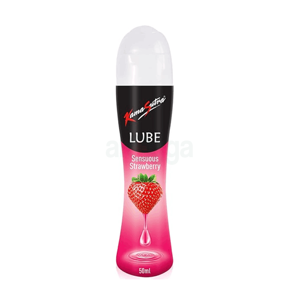 KamaSutra Lube Strawberry Personal Lubricant Gel for Men & Women - 50ml  