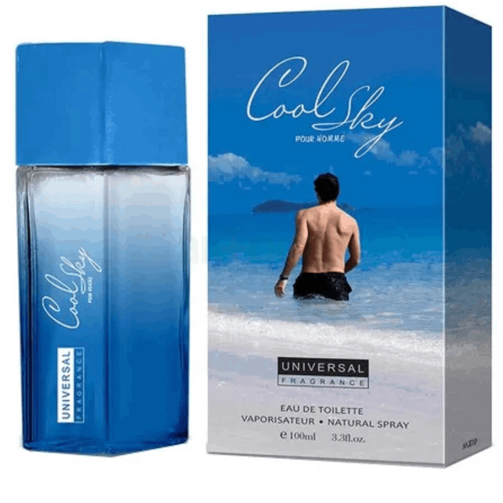 Cool Sky Pour Homme EAU De Toilette Vaporisateur Natural Spray 100ml  