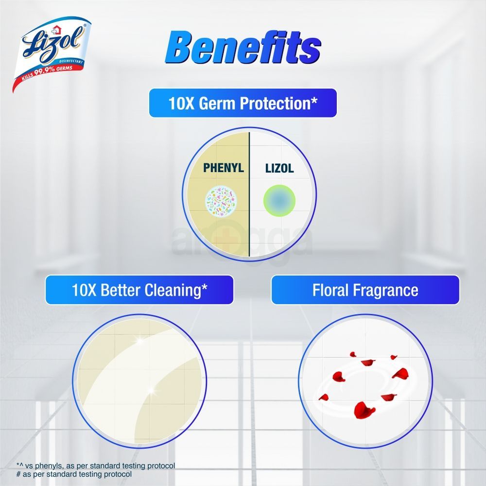 Lizol Floral Disinfectant Surface Cleaner 1 L  