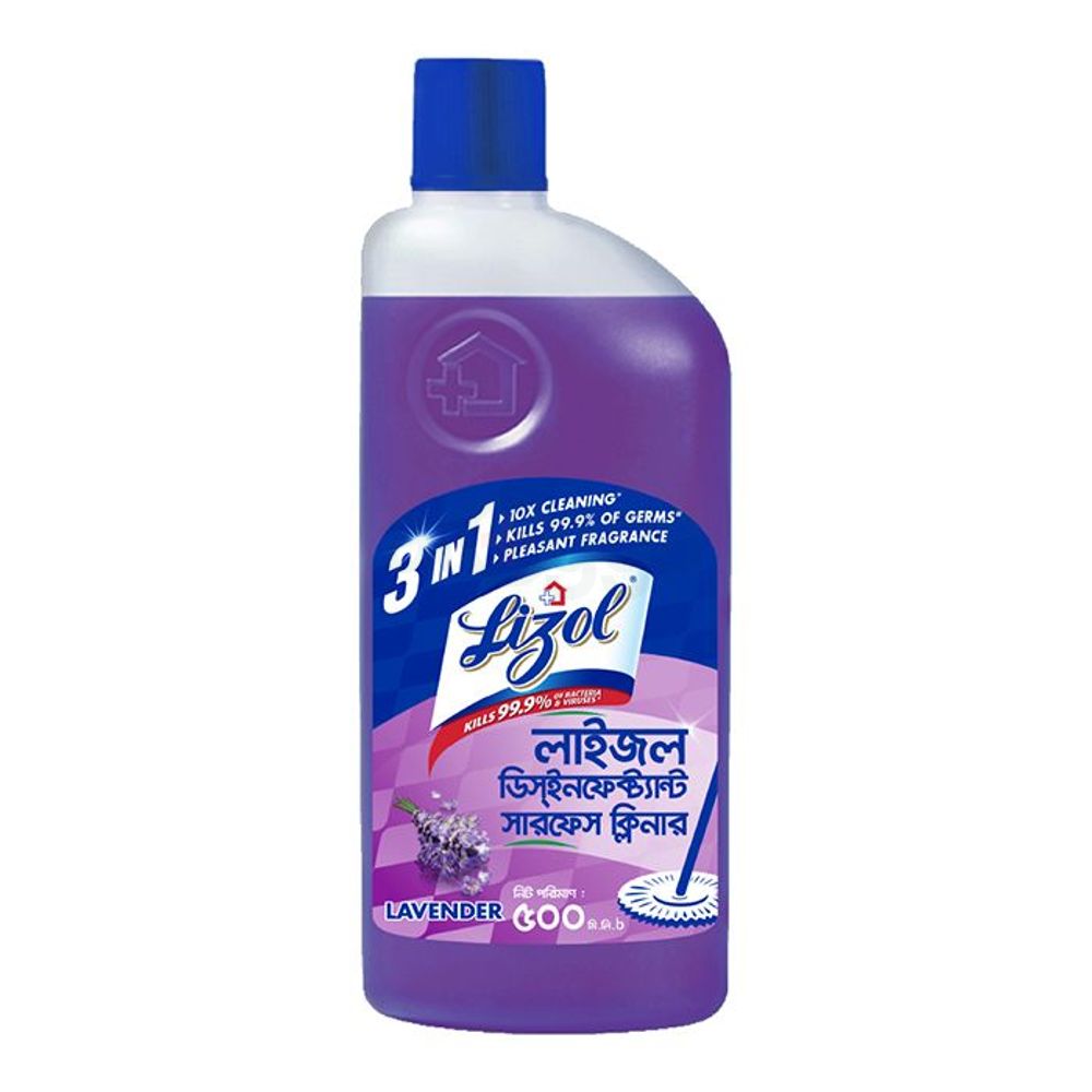 Lizol Lavender Disinfectant Surface Cleaner 500ml  
