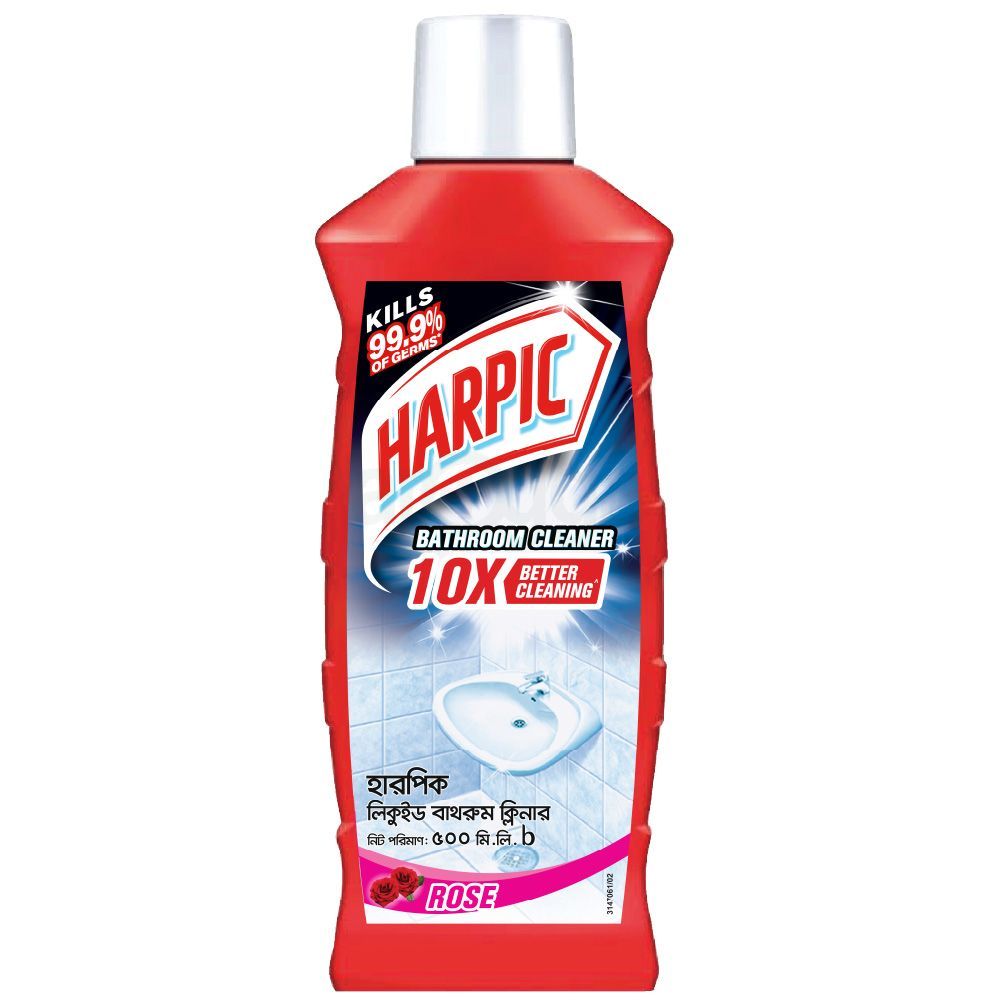 Harpic Bathroom Cleaning Liquid Rose 500ml  