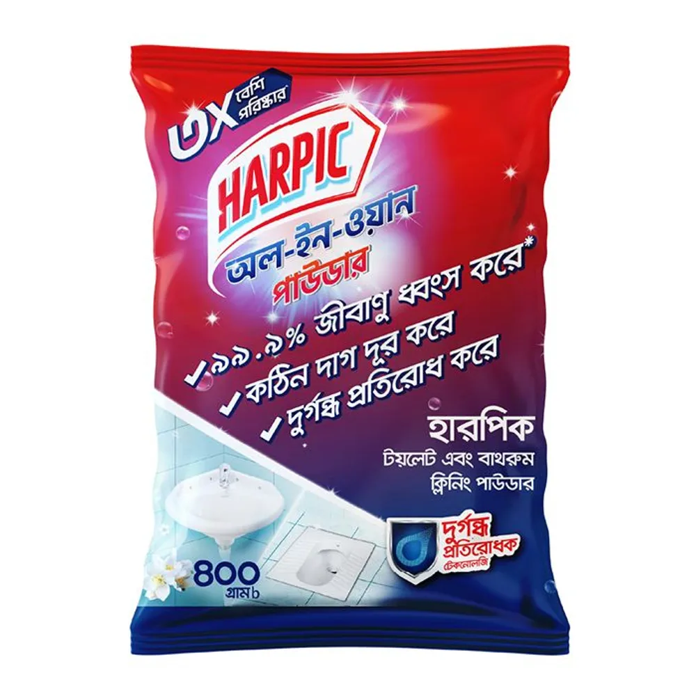 Harpic All in 1 Toilet & Bathroom Cleaning Powder 400g  