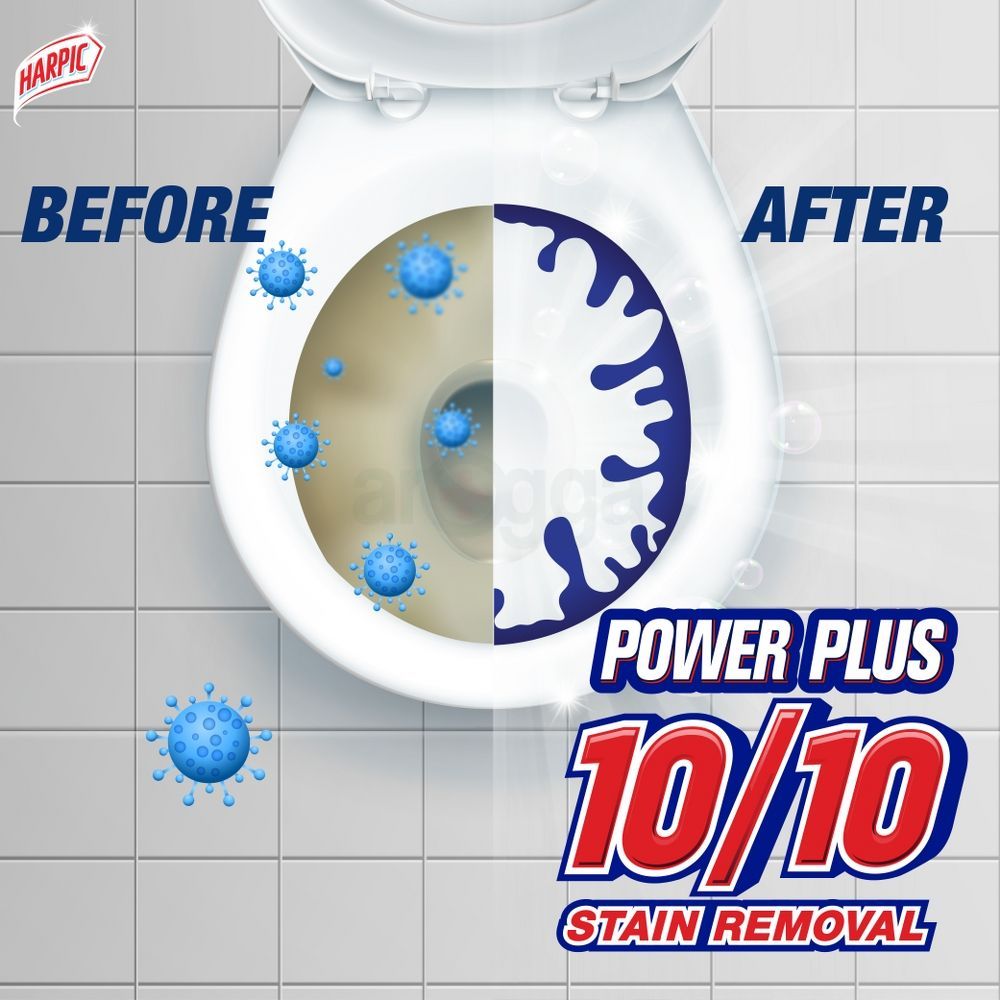 Harpic Original Liquid Toilet Cleaning 1L x 2 (Combo)  