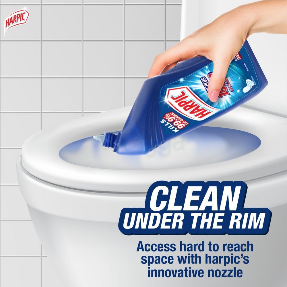 Harpic Original Liquid Toilet Cleaning 1L x 2 (Combo)  