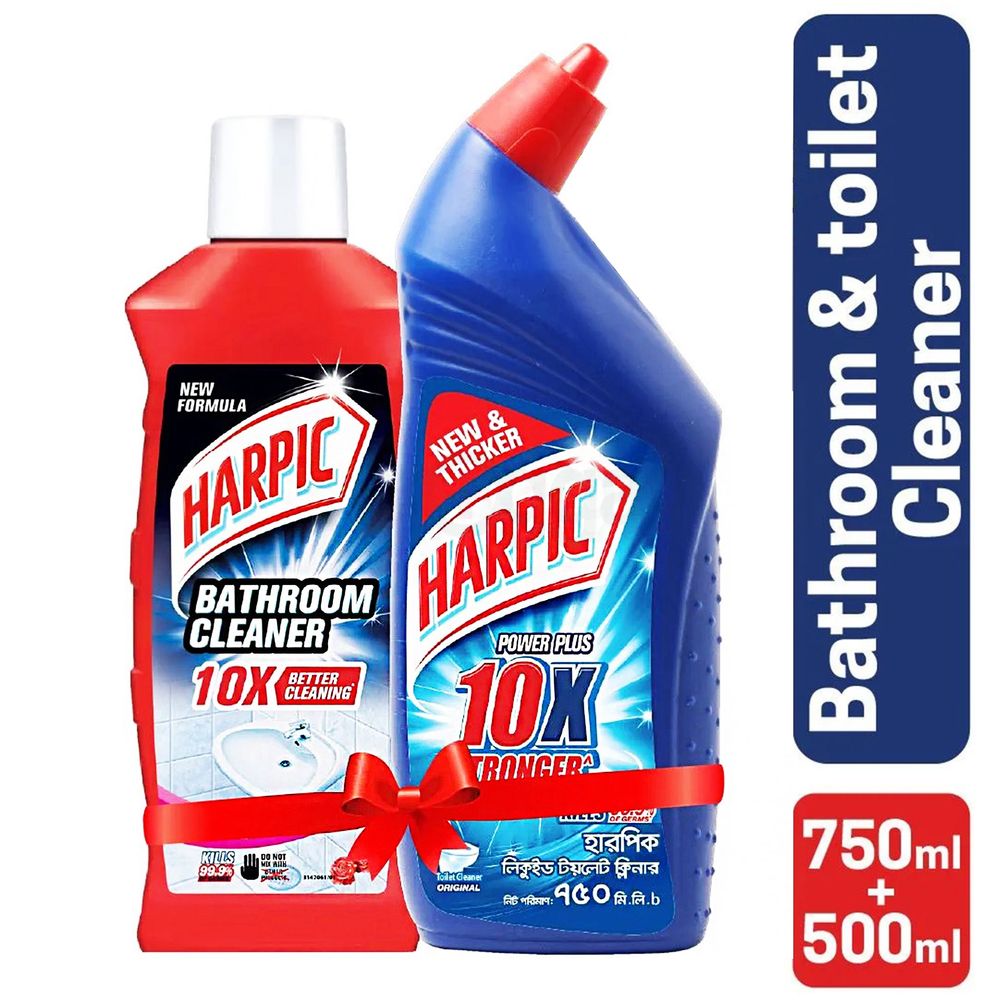 Harpic Toilet & Bathroom Cleaner Manikjor Offer 1.25 L  