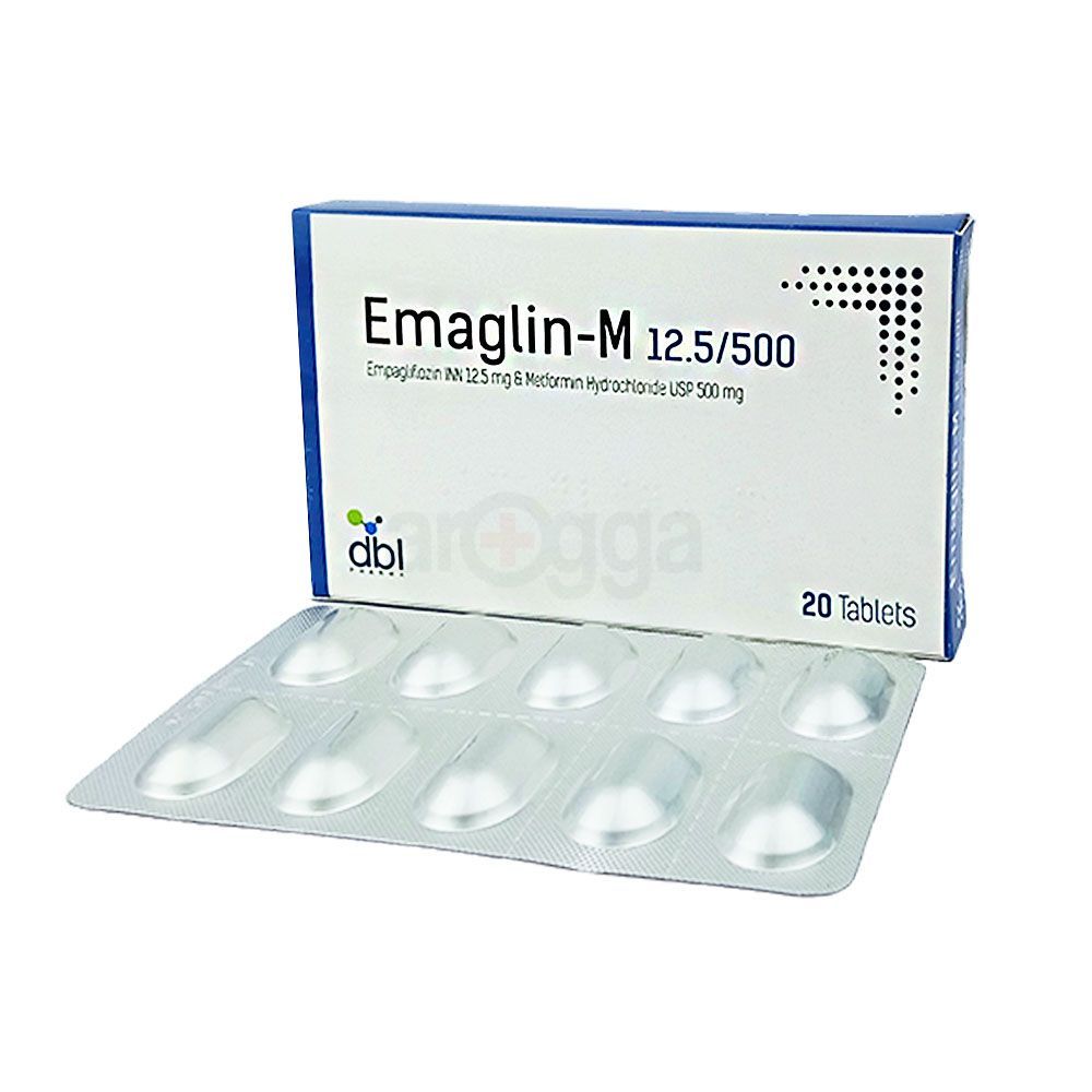 Emaglin-M 12.5/500 12.5mg+500mg  tablet