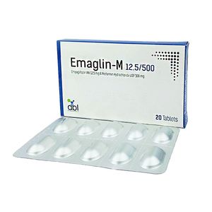 Emaglin-M 12.5/500 12.5mg+500mg  tablet