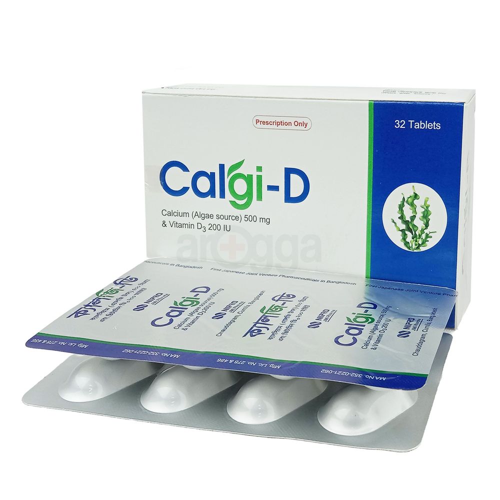 Calgi-D 500mg+200IU tablet