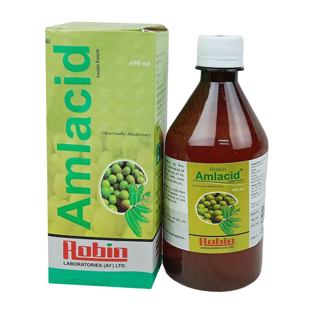 Robin Amlacid 450ml 450ml syrup