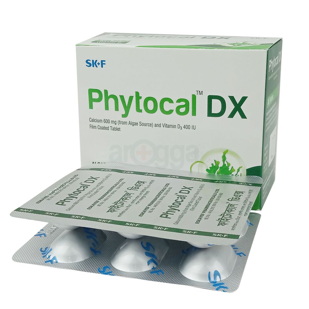 Phytocal DX 600mg+400IU tablet