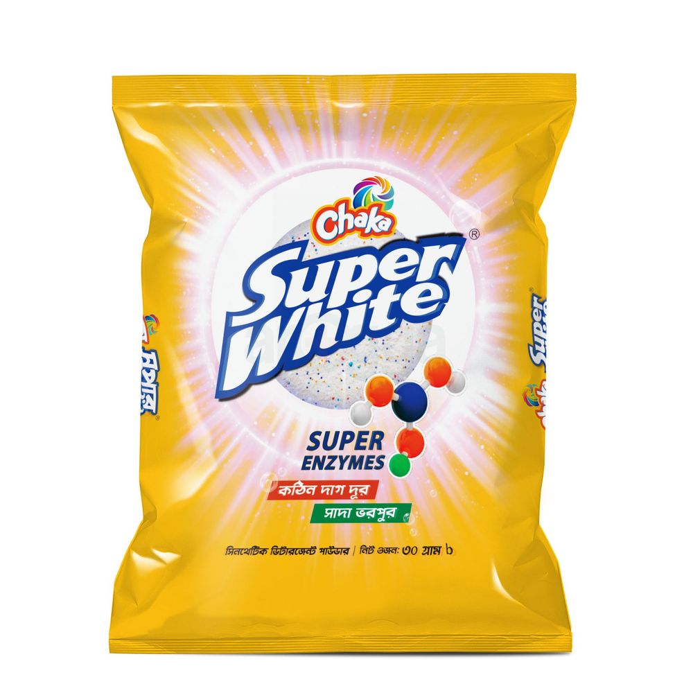 Chaka Super White Premium Detergent Powder 30g  