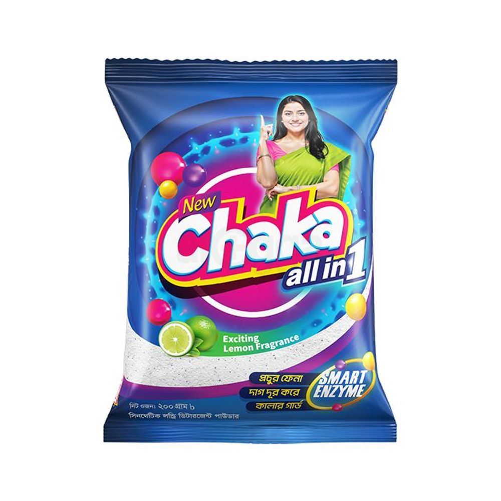 Chaka Washing Powder (All in 1) - 200gm  