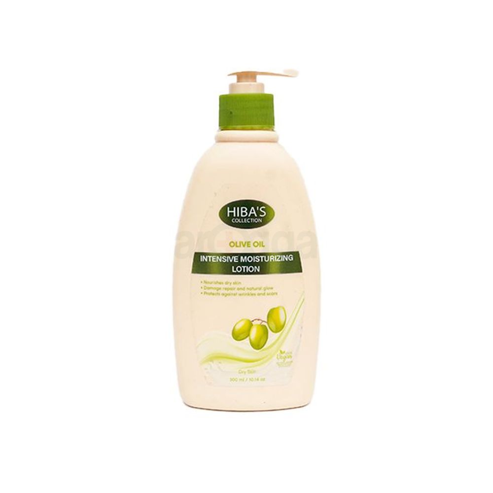 Hiba's Collection Olive Oil Intensive Moisturizing Lotion for Dry Skin  