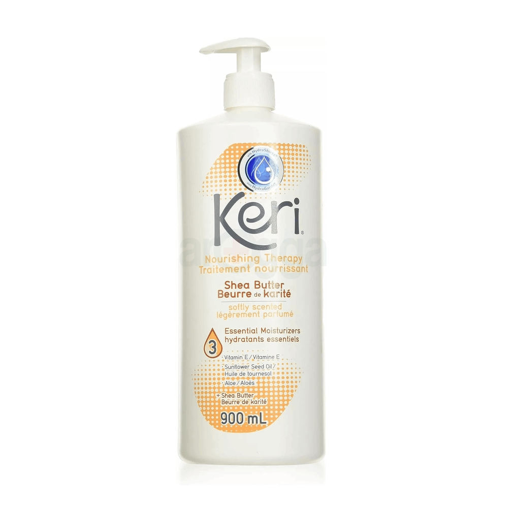 Keri Nourishing Therapy Shea Butter Softly Scented with 3 essential Moisturizers  