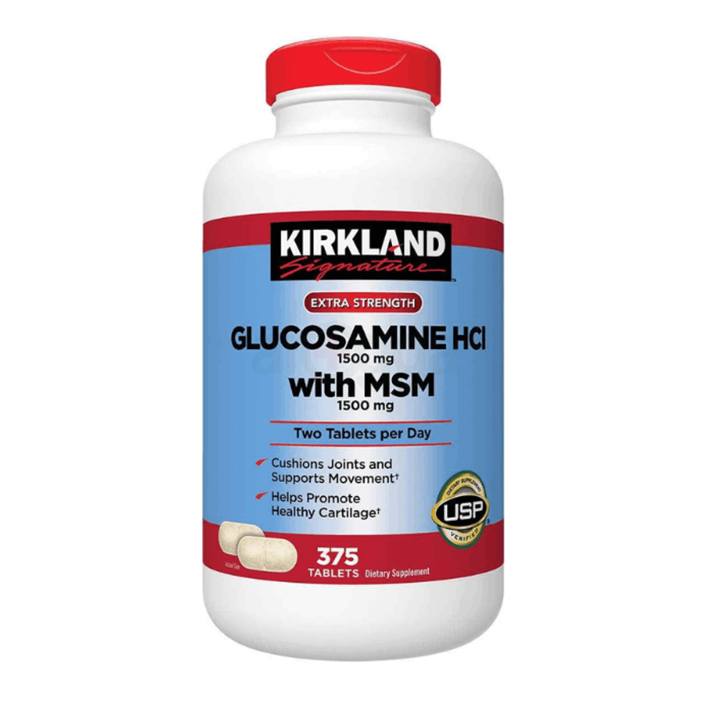 Kirkland Signature Glucosamine with MSM, 375 Tablets   