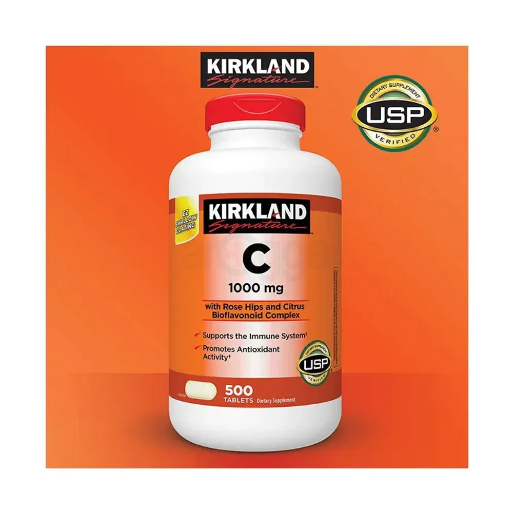 KIRKLAND Signature Vitamin C 1000mg 500 Tablets  