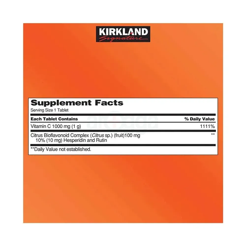 KIRKLAND Signature Vitamin C 1000mg 500 Tablets  