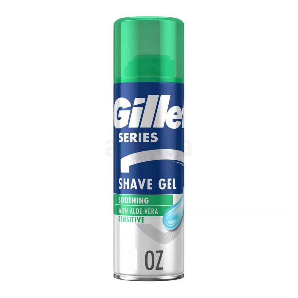 Gillette Series Sensitive Shave Gel Soothing with Aloe (Made in UK)  