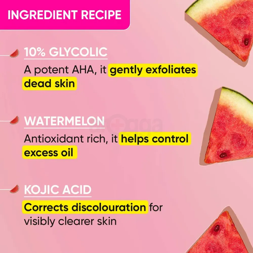 Dot and Key Watermelon 10% glycolic gentle exfoliating Face Serum  